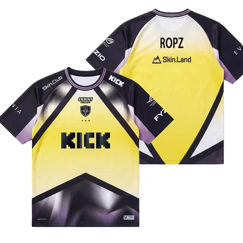 Esports Gaming Training - 2026 Team Vitality Herren T-Shirts Sommer