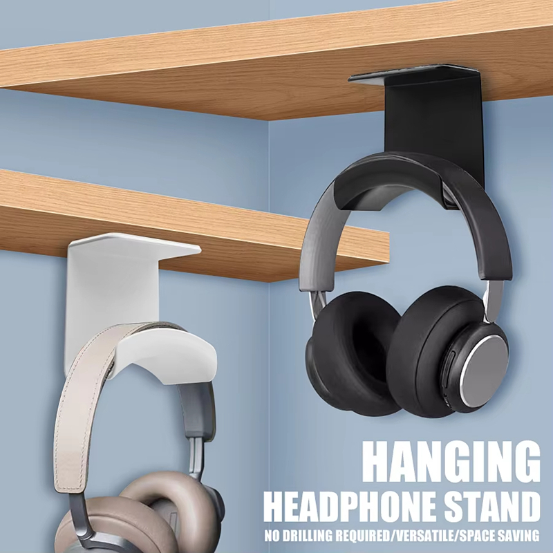 Esports Gaming Earphones - Universeller Kopfhörerständer, selbstklebender Kunststoff-Wandhalter, Headset-Halterung für
