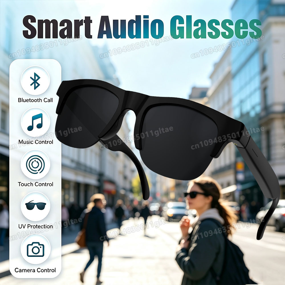 Esports Gaming Earphones - NEUE Smart-Brille V5.3 Bluetooth-Anruf Hochwertige Kopfhörer