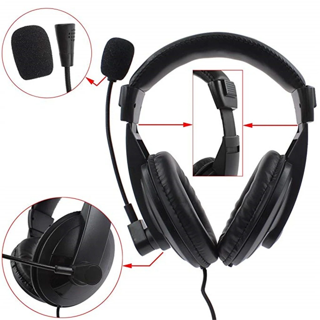 Esports Gaming Earphones - Professionelle Overhead-Kopfhörer mit Geräuschunterdrückung und Mikrofon
