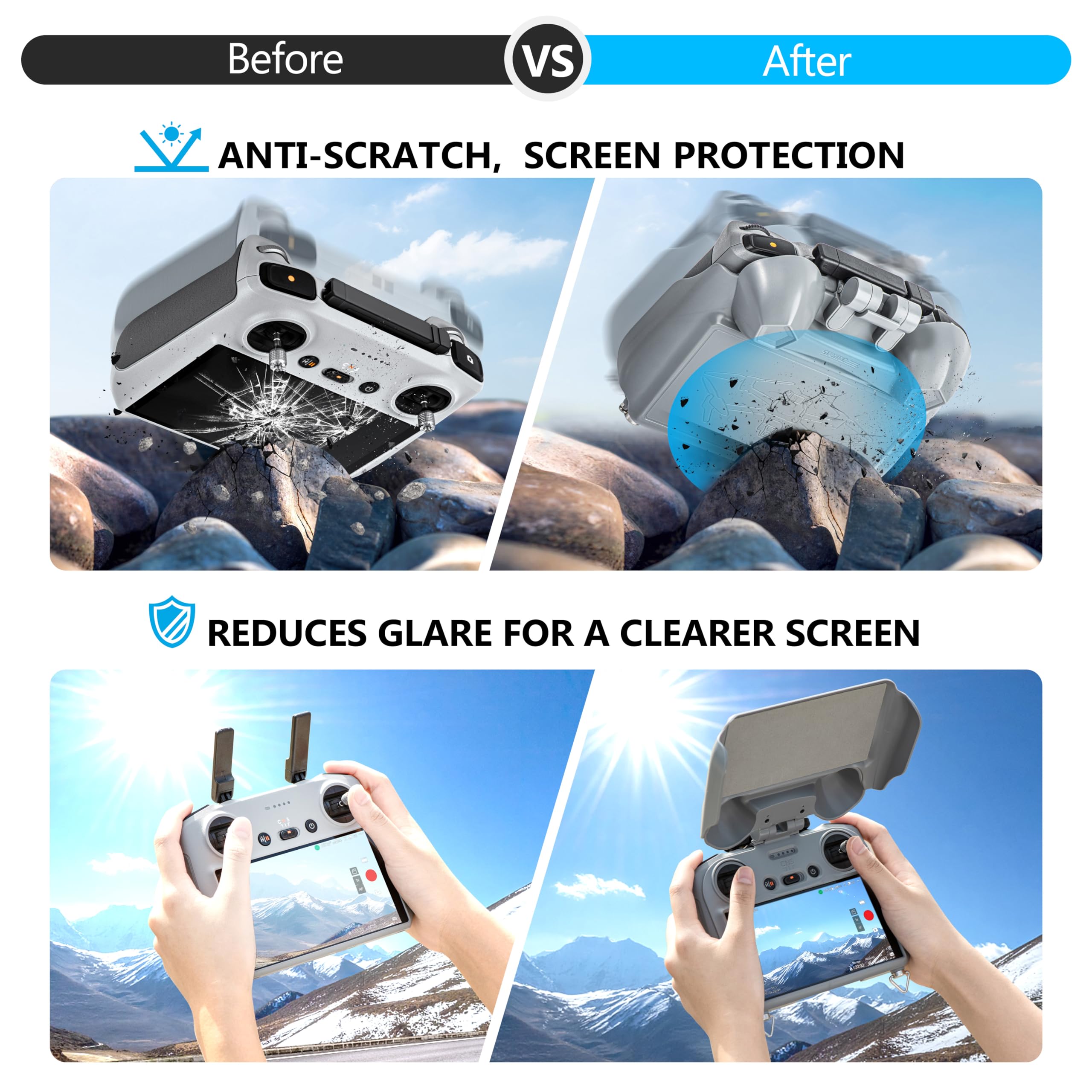 Mini 4 Pro Sonnenhaube für DJI – Controller Analog Stick Bewertung und Preis