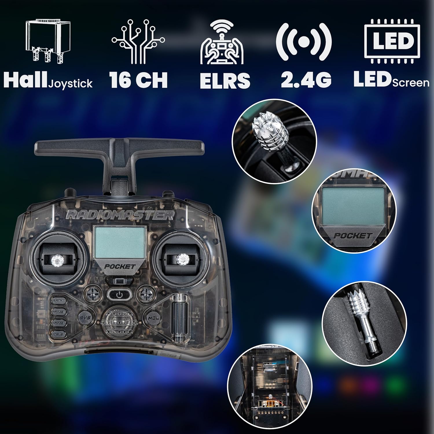 RadioMaster POCKET P16 2.4G Fu – Controller Analog Stick Bewertung und Preis