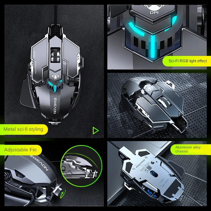 MK500 Esports Gaming-Maus, kab – Esports Gaming Mouse Weight Adjustable Bewertung und Preis