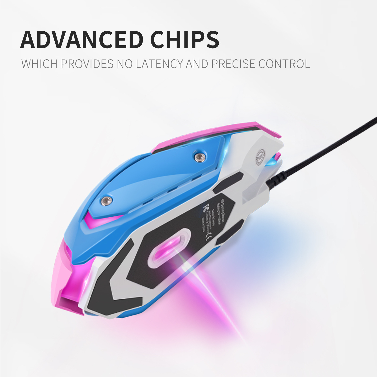 Farbenfrohe Leuchtende Geräusc – Esports Gaming Mouse Weight Adjustable Bewertung und Preis